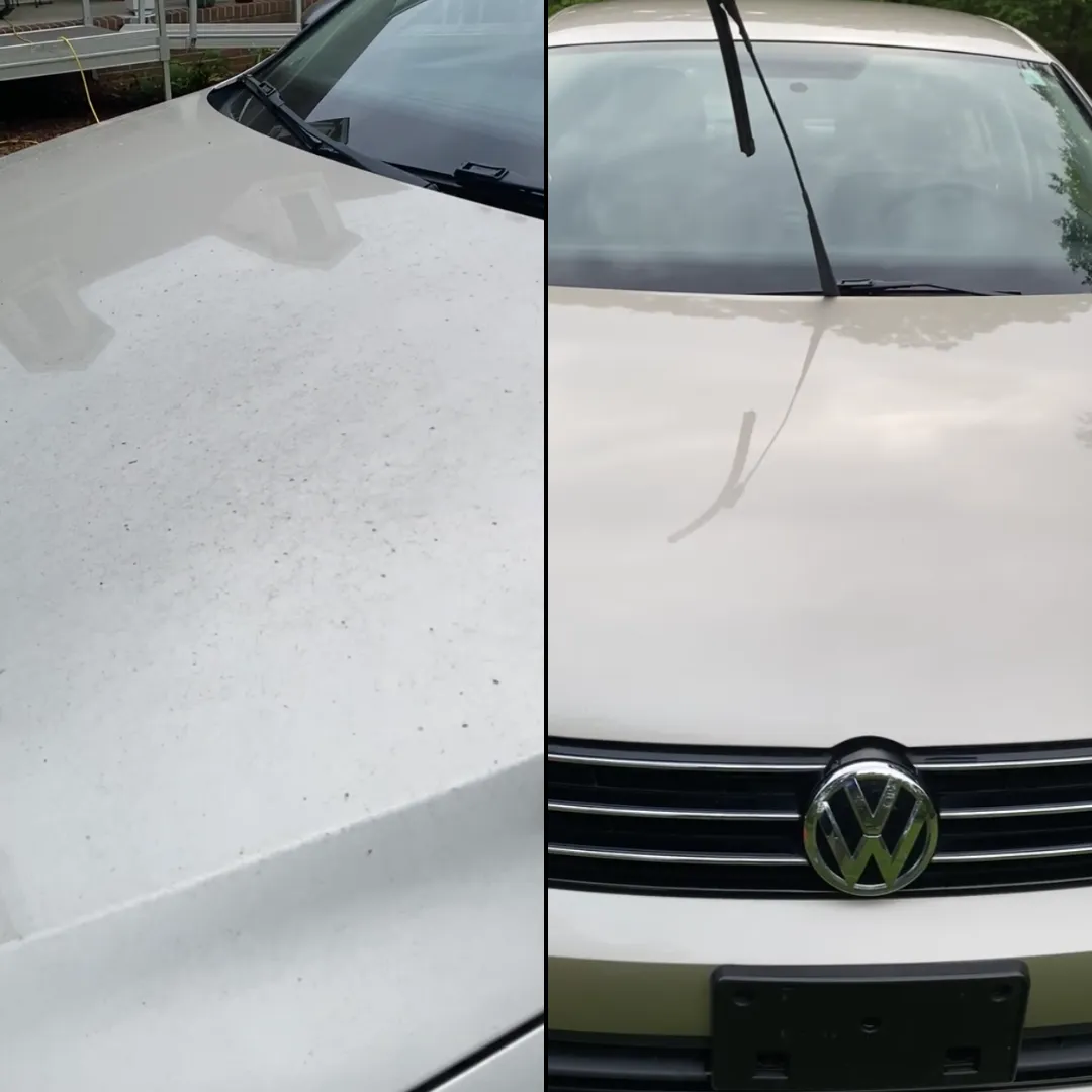 Clean and polished car surface — professional detailing near Fort Liberty NC