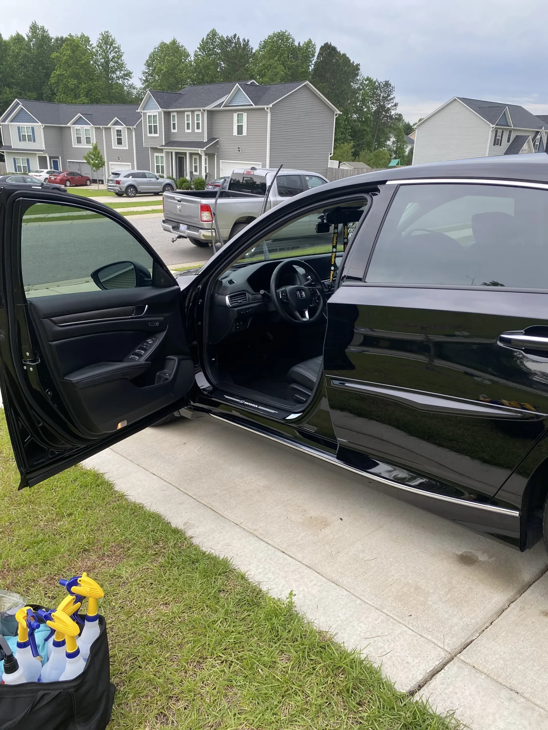 Pristine vehicle after full detail package — mobile car wash Fayetteville
